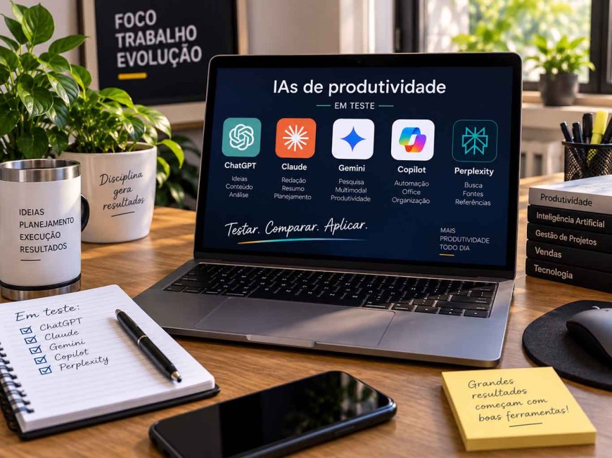 Testamos 5 IAs de produtividade por 30 dias confira